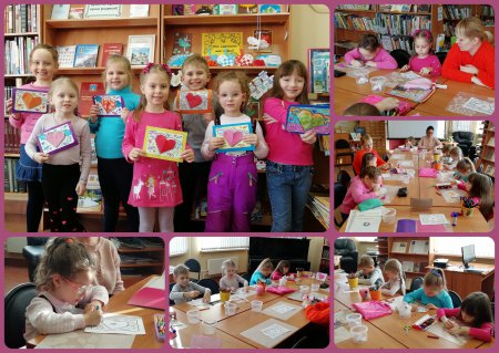 8 февраля в Путилковской сельской библиотеке состоялся мастер-класс «От всего сердца!». Ребята создали чудесные открытки-валентинки для своих самых любимых людей: мам, пап, бабушек и дедушек.