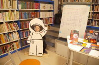 Центральной детской библиотеке провели день открытых дверей, посвященный научной фантастике и космосу.