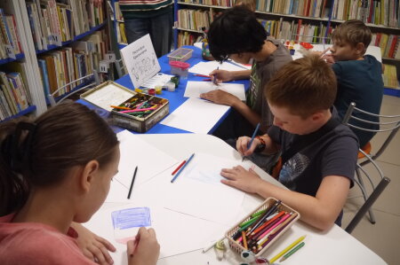 Творческий час "Рисуем герб Красногорска"