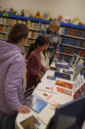 Выставка-панорама "Летопись родного края", в рамках краеведческого проекта.